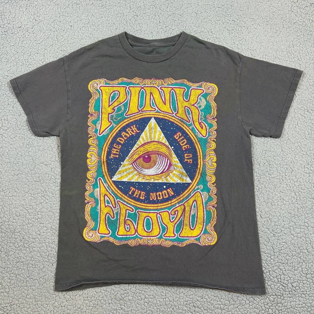 Pink Floyd Dark Side of the Moon All Seeing Eye Graphic T‎ Shirt Size Medium